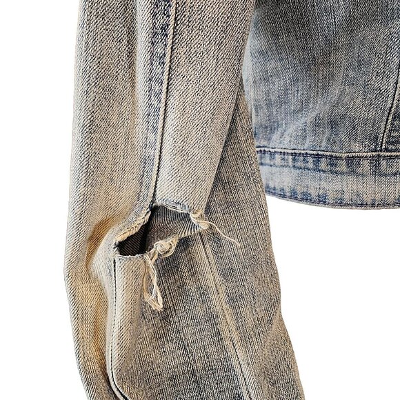 American Rag Faded, Washedout Denim Jean Jacket - Size Small - Picture 4 of 9